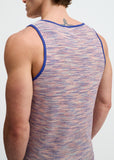 St33le Space Dye Textured Stretched Knit Tank (11142)