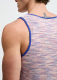 St33le Space Dye Textured Stretched Knit Tank (11142)