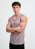 St33le Space Dye Textured Stretched Knit Tank (11142)