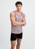 St33le Space Dye Textured Stretched Knit Tank (11142)