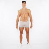 St33le 3" Inseam Two-Tone Melange Stretch Knit Jean Short (1975-14)