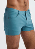 St33le 3" Inseam Stretch Knit Jean Short - Fashion Colours (1975)