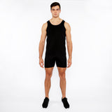 St33le Circle Spine Laser Cut Stretch Jersey Tank Top (20050)