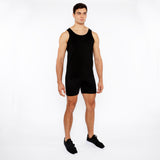 St33le Circle Spine Laser Cut Stretch Jersey Tank Top (20050)