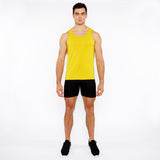 St33le Circle Spine Laser Cut Stretch Jersey Tank Top (20050)