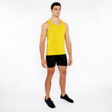 St33le Circle Spine Laser Cut Stretch Jersey Tank Top (20050)