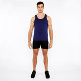 St33le Circle Spine Laser Cut Stretch Jersey Tank Top (20050)