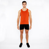 St33le Circle Spine Laser Cut Stretch Jersey Tank Top (20050)