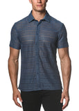 St33le Diamond Stretch Knit Lace Gossamer Shirt (24013)