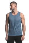 St33le Micro Arrows Stretch Gossamer Knit Tank Top (24202)