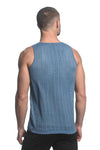 St33le Micro Arrows Stretch Gossamer Knit Tank Top (24202)