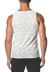 St33le Squares Stretch Gossimer Lace Tank Top (25006)