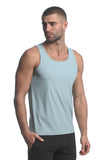 St33le Textured Stretch Mesh Performance Tank Top (279)