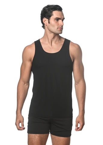 St33le Textured Stretch Mesh Performance Tank Top (280)