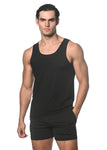 St33le Textured Stretch Mesh Performance Tank Top (280)