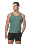 St33le Textured Stretch Mesh Performance Tank Top (280)