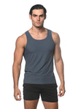 St33le Textured Stretch Mesh Performance Tank Top (280)