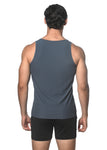 St33le Textured Stretch Mesh Performance Tank Top (280)