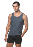 St33le Textured Stretch Mesh Performance Tank Top (280)