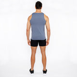 St33le Texture Stretch Mesh Performance Tank Top (288)