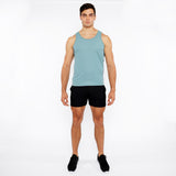 St33le Textured Stretch Mesh Performance Tank Top (290)