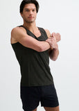 St33le Geometric Stretch Mesh Performace Tank (295)