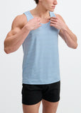 St33le Geometric Stretch Mesh Performace Tank (295)