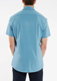 St33le Solid Knit Stretch Short Sleeve Shirt (960)