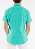 St33le Solid Knit Stretch Short Sleeve Shirt (960)