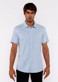 St33le Solid Cotton Stretch Knit Jersey Short Sleeve Shirt  - More Colours (963)