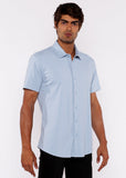 St33le Solid Cotton Stretch Knit Jersey Short Sleeve Shirt  - More Colours (963)