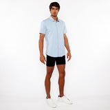 St33le Solid Stretch Knit Jersey Short Sleeve Shirt (963-03)