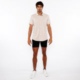 St33le Solid Stretch Knit Jersey Short Sleeve Shirt (963-03)