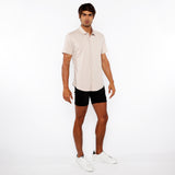 St33le Solid Stretch Knit Jersey Short Sleeve Shirt (963-03)
