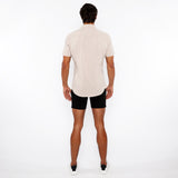 St33le Solid Stretch Knit Jersey Short Sleeve Shirt (963-03)