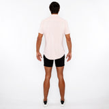 St33le Solid Stretch Knit Jersey Short Sleeve Shirt (963-03)