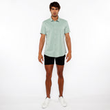 St33le Solid Stretch Knit Jersey Short Sleeve Shirt (963-03)