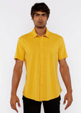 St33le Solid Cotton Stretch Knit Jersey Short Sleeve Shirt  - More Colours (963)