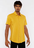 St33le Solid Cotton Stretch Knit Jersey Short Sleeve Shirt  - More Colours (963)