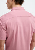 St33le Solid Stretch Knit Jersey Short Sleeve Shirt (963-05)