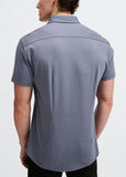 St33le Solid Stretch Knit Jersey Short Sleeve Shirt (963-05)