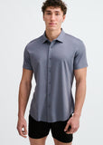 St33le Solid Stretch Knit Jersey Short Sleeve Shirt (963-05)