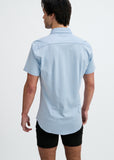 St33le Solid Stretch Knit Jersey Short Sleeve Shirt (963-05)