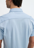 St33le Solid Stretch Knit Jersey Short Sleeve Shirt (963-05)