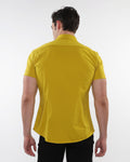 St33le Solid Cotton Stretch Knit Jersey Short Sleeve Shirt (963)