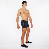 St33le Vault 3.5" Inseam Stretch Gym Shorts With 3-Colour Heat Weld Zippers (ST10500-02)