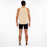 St33le Ribbed Stretch Cotton/Tencel Tank Top (16004-01)