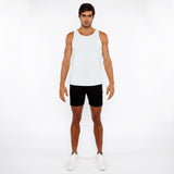 St33le Ribbed Stretch Cotton/Tencel Tank Top (16004-01)