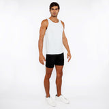 St33le Ribbed Stretch Cotton/Tencel Tank Top (16004-01)