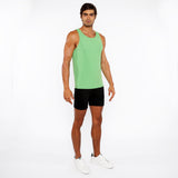 St33le Ribbed Stretch Cotton/Tencel Tank Top (16004-01)